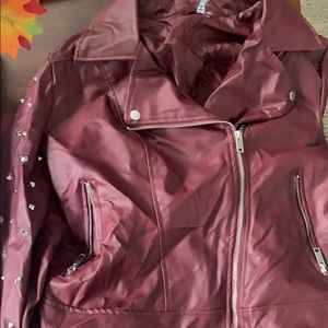 New look leather studded jacket